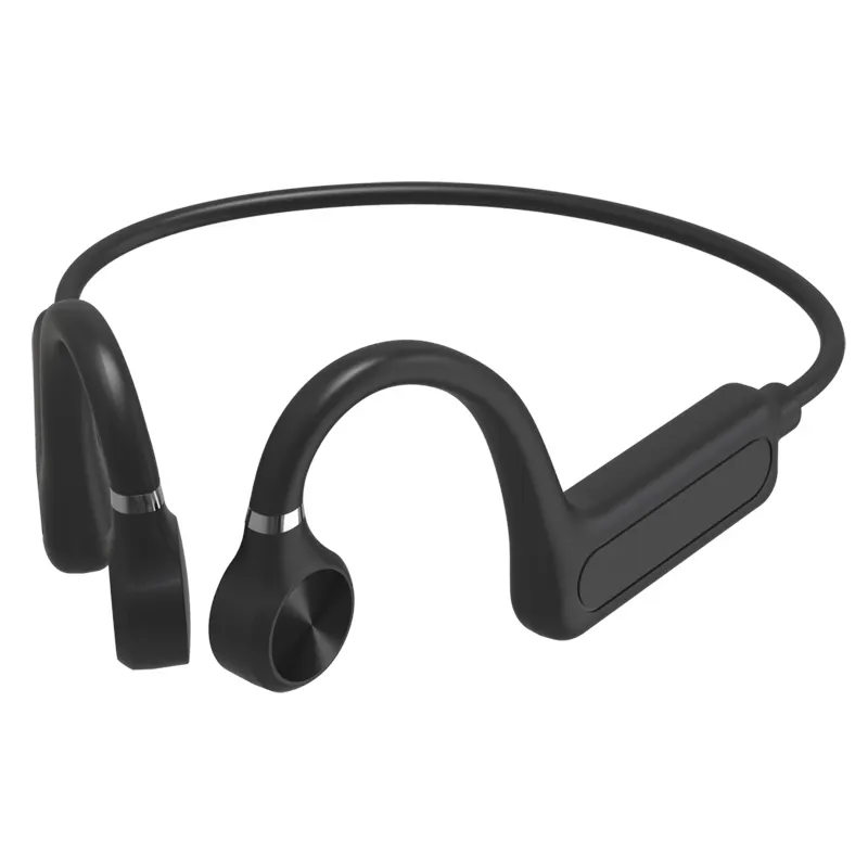 Bt5.3 Open Ear Headset Ipx7 Wireless Earbud With Mic Hd Call Ear Hook Sport Earphones