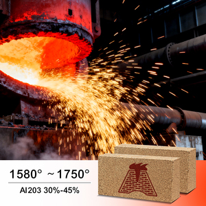 OEM ODM Professionelle, thermoschockbeständige, feuerfeste Tonziegel in kundenspezifischen Größen für die metallurgische Industrie - Product Image 1