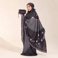 Robe de prière Naila pour femmes avec boucles pour les doigts, vêtements islamiques modestes
