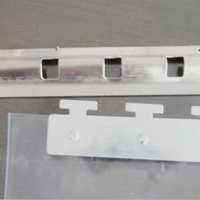 Système de fixation par crochet de type CN pour rideau en bande PVC, SS304 / SS201, résistant à la rouille et à la corrosion