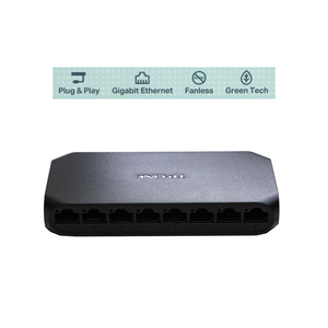 Garantía de 3 años TP-Link LS1008G Enrutador Gigabit confiable con firewall VoIP VPN Función de módem de 5GHz para redes comerciales domésticas - Product Image 2
