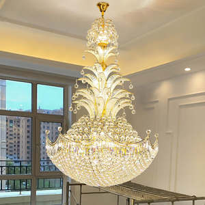 New Design Luxury Design Indoor Decorative <b>Light</b> Hotel Banquet <b>Hall</b> Big K9 Crystal Chandelier Lighting - Product Image 4