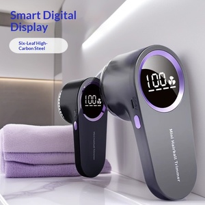 Huyo Lint Remover LCD Display Portable Fabric Shaver Six-Leaf High-Carbon Steel Blades ABS Material Type-C Rechargeable Remove - Product Image 2