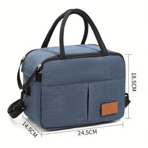 Sac isotherme portable pour pique-nique en plein air, nouvelle conception personnalisée, 8 compartiments, imperméable, en aluminium et tissu Oxford, sac à lunch thermique isolé - Product Image 2
