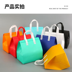 พิมพ์โลโก้คุณภาพตามสั่ง แบรนด์ KAIYE ผ้าไม่ทอ 100% ใช้ซ้ำได้ รีไซเคิล ย่อยสลายได้ เป็นมิตรกับสิ่งแวดล้อม ป้องกันความชื้น สำหรับขนมปังและอาหาร - Product Image 2