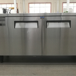 Équipement de cuisine d'hôtel commercial en acier inoxydable 1500mm <span class=keywords><strong>deux</strong></span> grande porte réfrigérateur vertical congélateur réfrigérateur - Product Image 2
