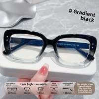 Lunettes à monture œil de chat style GM anti-lumière bleue Personnalisées Fashion Design Solid Pattern Diamond pour Hommes Femmes Mixte Lot