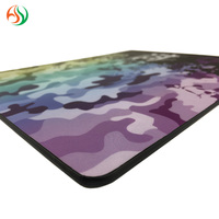 Alas Mouse Lipat Portabel 20x24cm Motif Kustom Persegi Alas Mouse Anti Selip Berbahan Karet Tahan Lama untuk Gaming PC Kantor Desktop