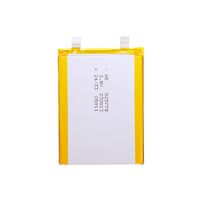 Batterie lithium-ion semi-solide LiNiMnCoO2 en pochette, 3500 mAh, 500 cycles, cellule d'alimentation pour appareils électroniques portables