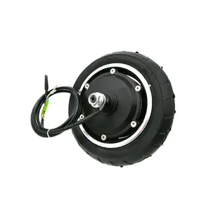 鼓式制动轮毂电机车轮24V 36V 48V 250W 350W电动滑板车轮毂电机8英寸