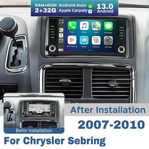 Autoradio Android 13 32 Go pour Chrysler Sebring 2007-2010, Carplay, GPS, Android Auto, lecteur <span class=keywords><strong>DVD</strong></span>, unité principale 7 pouces avec WiFi, stéréo - Product Image 1