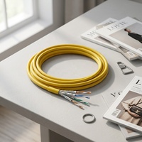 Câble Ethernet CAT6A CAT7 CAT7E 23AWG 650MHZ SFTP Blindé LSZH 1000FT 500M Rouleau Câble Réseau LAN CAT 7