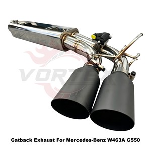 Vortex Premium-Tuner Selected Stainless Steel Side-Pipe For Mercedes-Benz W463A G550 2016+ Assembly - Product Image 6