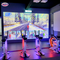 Solución de Proyector Interactivo de Bicicleta AR para Interiores y Exteriores, Sistema Simulador de Bicicleta AR con Soporte de Software Personalizado OEM/ODM