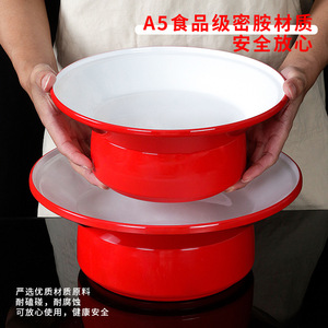 Melamine Serving <b>Tray</b> Solid Color Unbreakable Hotel Food Use - Product Image 3