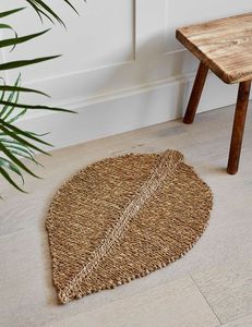 Tapis de plage en jonc de mer en forme de feuilles, de bonne qualité, du Vietnam, avec de beaux produits - Product Image 6