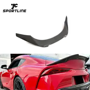 A90 Dry Carbon Fiber Auto Trunk Spoiler Rear Tail Wing for Toyota Supra A90 2018-2024