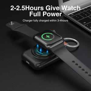 Nouveau <span class=keywords><strong>chargeur</strong></span> portable sans fil magnétique à charge rapide de 1800 mAh, compatible avec les montres 6, 7 et 8 pour une supercharge. - Product Image 5