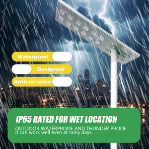 <span class=keywords><strong>Lampe</strong></span> solaire de rue intégrée IP66 - <span class=keywords><strong>Lampe</strong></span> solaire de rue tout-en-un, haut lumen pour parc, chemin, <span class=keywords><strong>lampe</strong></span> solaire de rue - Product Image 4