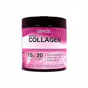 Wholesale OEM Marine Collagen Powder 10g Per Serving with Hyaluronic Acid & Vitamin C for Skin Hydration Hair Nail - Product Image 1