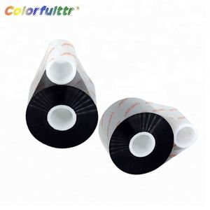 Cinta de cera-resina negra personalizada de 33/<span class=keywords><strong>55</strong></span> mm de ancho, bajo precio, para impresión en película BOPP - Product Image 2