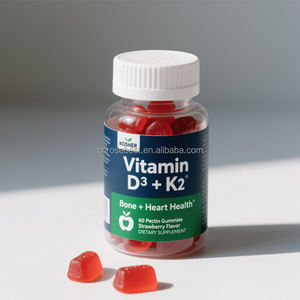 Hot Selling Vollständig angepasste Lösung Gesundheits produkte Vitamin D3 & K2 Gummy <span class=keywords><strong>Supplement</strong></span> Verwendung für Männer und Frauen Private Label - Product Image 2