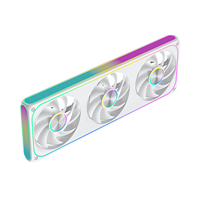 AntarcChill - Juego de Ventiladores Enlazables de 360 mm Directo de Fábrica, Servicio OEM/ODM, Ventiladores PWM ARGB Integrados para Distribuidores Globales