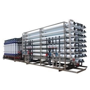 Système d'osmose inverse industriel automatique 500 l/h, 1000 l/h, 2000 l/h, en acier inoxydable 304, pour le traitement et la purification de l'eau - Product Image 1