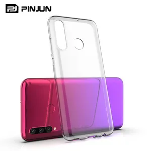 Capa de TPU macia para celular ultrafina de borracha cristalina transparente de 0,5 mm para Alcatel 3x 2019 1B (2022) 1L Pro (2021)