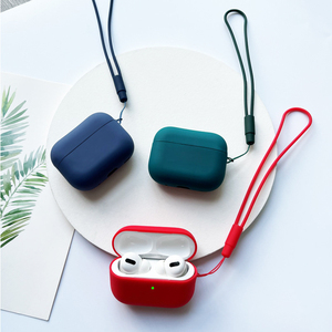 PC couvre lanière étui de protection en silicone Ultra-mince pour Airpods 2/3/4 mignon pour Apple pour Airpods <span class=keywords><strong>Pro</strong></span> 2 étuis pour écouteurs - Product Image 1