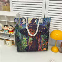 Sac fourre-tout tout transfrontalier sac à provisions portable pour femmes sac de plage de grande capacité imprimé pour femmes créatives