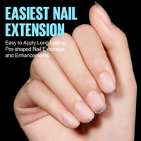 ZRKGEL nails factory 15 tailles de pointes d'ongles souples et mates, 360 pièces cercueil préformé, couverture complète sans dépôt, faux ongles en Gel