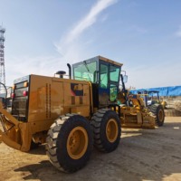 Niveleuse à moteur d'occasion 140H en stock avec lame de 3,7 m de large et moteur de 138 kW pour l'exportation mondiale