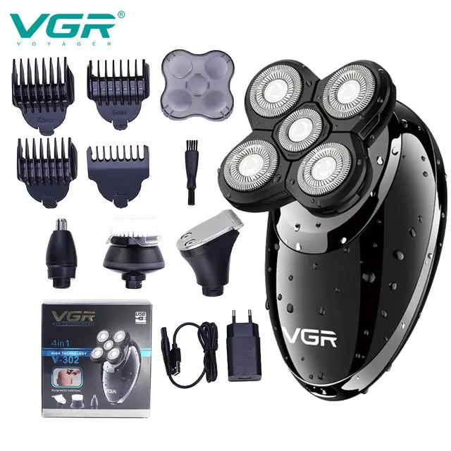 VGR V302 Professional 4 IN 1 Pflege set Herren rasierer und Haars ch neider sowie Nasen schneider Haarentferner