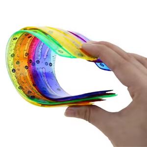 Reglas de Medición Flexibles y Plegables de PVC Transparente de 30 cm, Gran Venta - Product Image 3