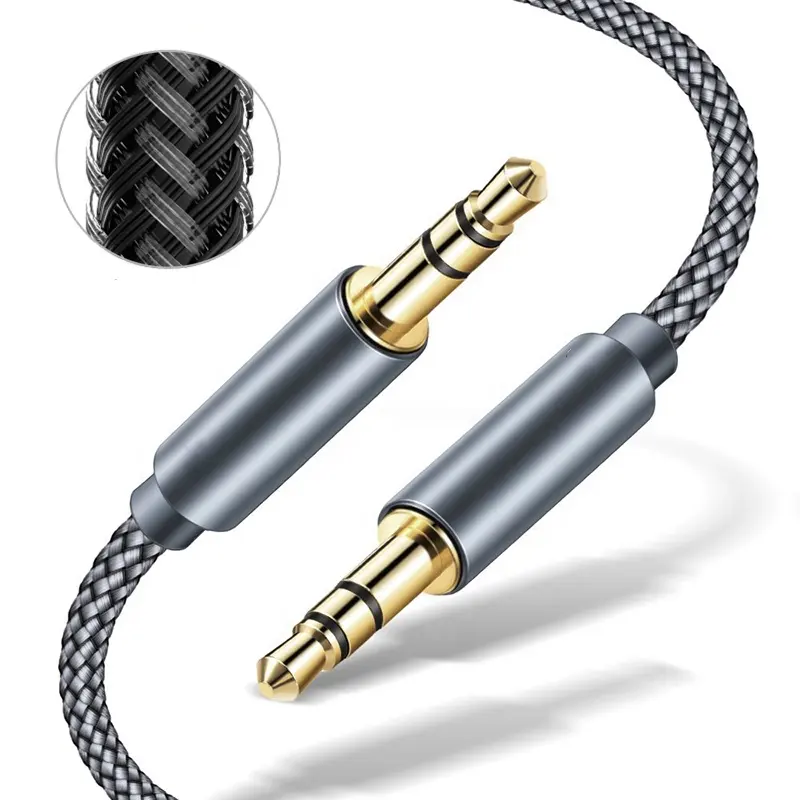 Custom Cable Audio 3.5mm Female Male TS TRRS Mono Plug to Bare Wire Open End Aux audio cable 3.5mm aux audio cable adapter