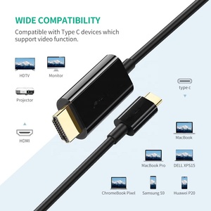 4K 60Hz USB C إلى HDMI فيديو أغنية كابل لجهاز ماكبوك برو و باد برو و سامسونج المحمول و المحمول و أكثر - Product Image 3