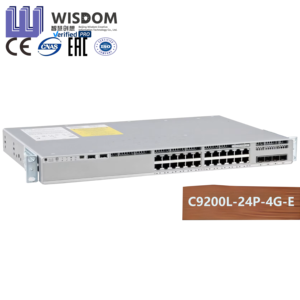 ClSCO C9200L-24P-4G-E Nouveau commutateur Ethernet ClSCO original à 24 ports avec prise en charge SNMP VLAN QoS PoE en stock - Product Image 1