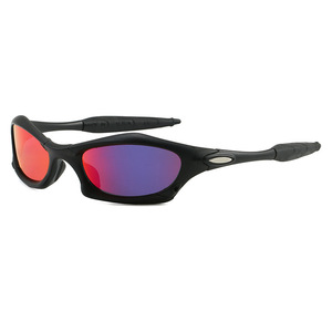 Nuevas gafas de sol de ciclismo antivaho UV400 de moda transfronterizas con marco semimetálico de correa ajustable para hombres - Product Image 4