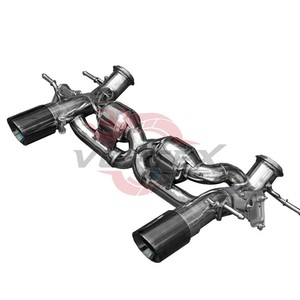 Vortex SS304 Valved Catback Exhaust System for Maserati MC20 3.0T V6 Nettuno Direct Fit Performance Tuning System <b>Kit</b> - Product Image 3