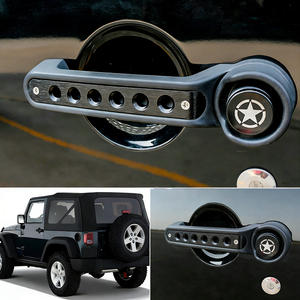 五芒星型ドアカバーとドアハンドル装飾パーツは、2007-2018年式ジープ・ラングラーJL 2ドアモデルの外部ハンドル用です。 - Product Image 4