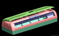 Moule de protection corporelle en plastique, pour climatiseur professionnel, européen, OEM, société de moulage par la chine