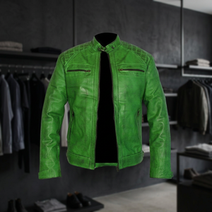 Chaqueta de Cuero y Mezclilla Negra de Invierno para Hombre |   Chaqueta de Piel de Vaca de Batman, Estilo Arkham, con Logotipo de Batman, Impermeable, Resistente al Viento, Reversible - Product Image 2