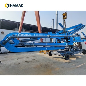 เครื่องฉาบปูนแบบเคลื่อนที่พร้อมบูมกระจายคอนกรีตแบบแมงมุม เครื่องพ่นปูนฉาบ บูมวางคอนกรีตแบบมีเครื่องยนต์ในตัว - Product Image 2