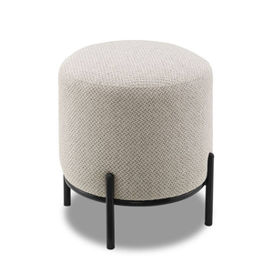 Tabouret ottoman en cuir moderne et confortable, rembourré, pour salon, meuble décoratif, repose-pieds pour une décoration intérieure élégante - Product Image 1