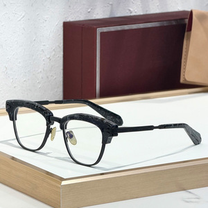แว่นตาทรงกลม <span class=keywords><strong>SARTRE</strong></span> กรอบไทเทเนียม เลนส์เรซิน ป้องกันแสงสีฟ้า โพลาไรซ์ แฟชั่นลำลองสำหรับทุกเพศ - Product Image 1