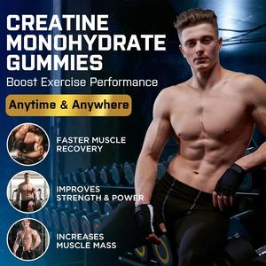 Private Label Muscle Builder Gummy Candy Sports Nutrition Post-Workout Energy & <b>Creatine</b> Monohydrate Supplement for Adults - Product Image 5