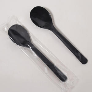 Tùy Chỉnh Trong Suốt Phân Hủy Sinh Học Dùng Một Lần Bộ Đồ Ăn Bằng Nhựa Thiết Lập Bao Gồm Thìa Dao Dforks Cho Cắm Trại Đồ Dùng - Product Image 2