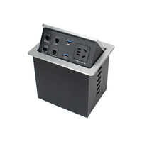 Toma de corriente hidráulica emergente, toma de corriente eléctrica automática para mesa de conferencias, enchufe, toma de corriente