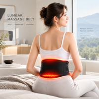 Ceinture de massage électrique pour soulager les douleurs lombaires, avec chaleur et vibrations, support OEM ODM, fabricant en gros